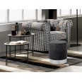 Sgabello Pouf "KAMI DARK GREY"